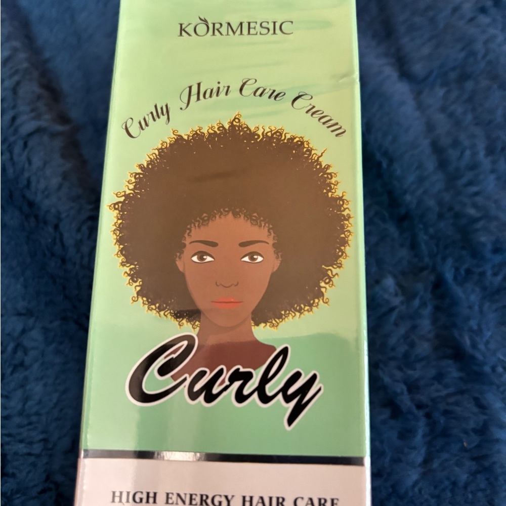 Curly Hair Care Cream - Mint Green